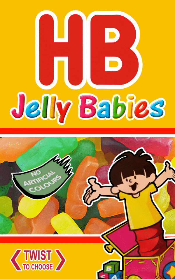 Tubz HB Jelly Babies (Qty 96)