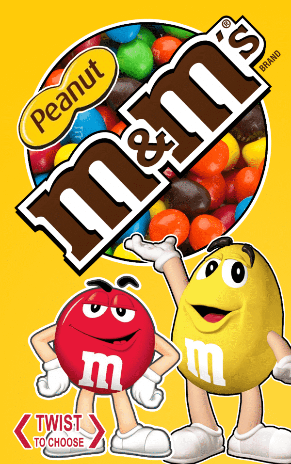 Tubz Peanut M&M’s Sticker
