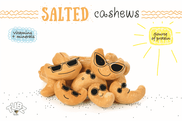 Tapas Premium Cashews (Qty 100)