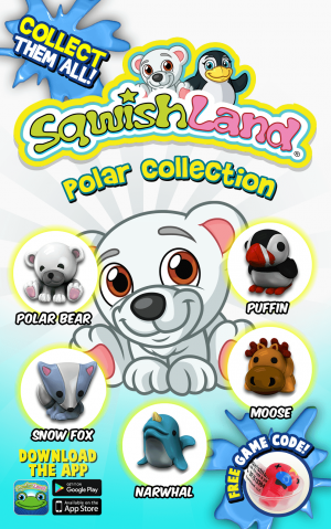 Sqwishland Polar Capsule (Qty 150:  27-25p each)