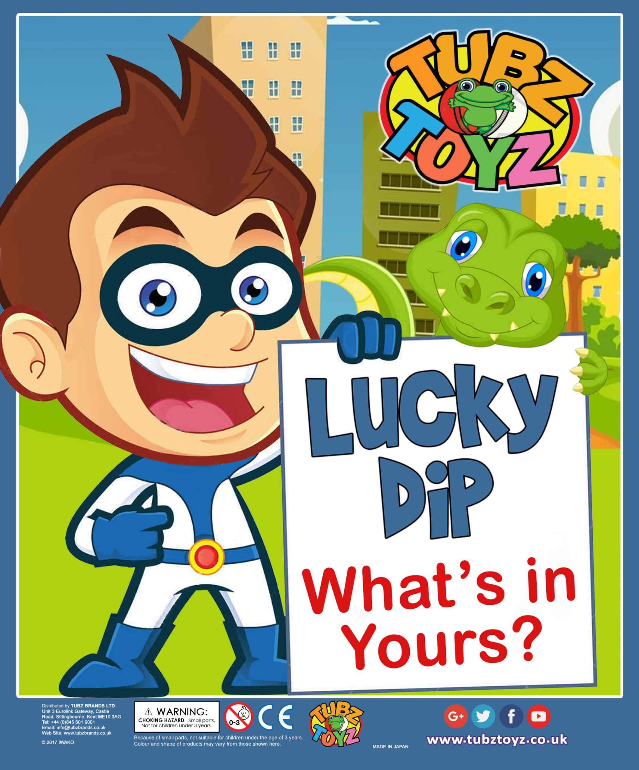 Boys Lucky Dip Display Card (Toyz Station) | Tubz Brands Online Shop