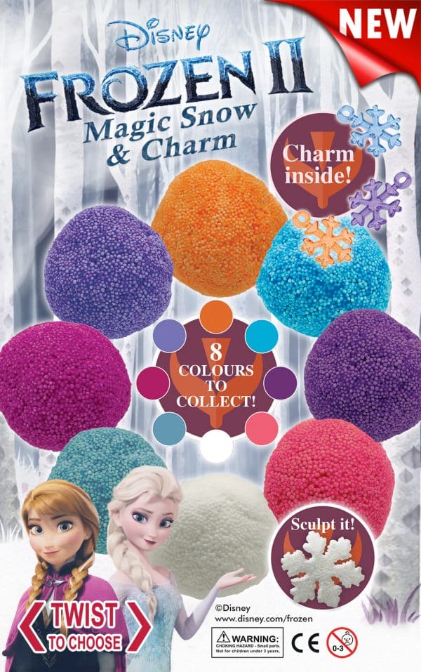 Frozen 2 Magic Snow & Charm (Qty 100:  33-34p each)