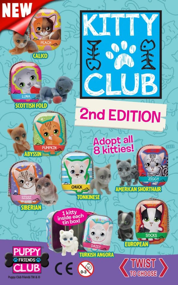 Kitty Club Mini Tins (Qty 96)