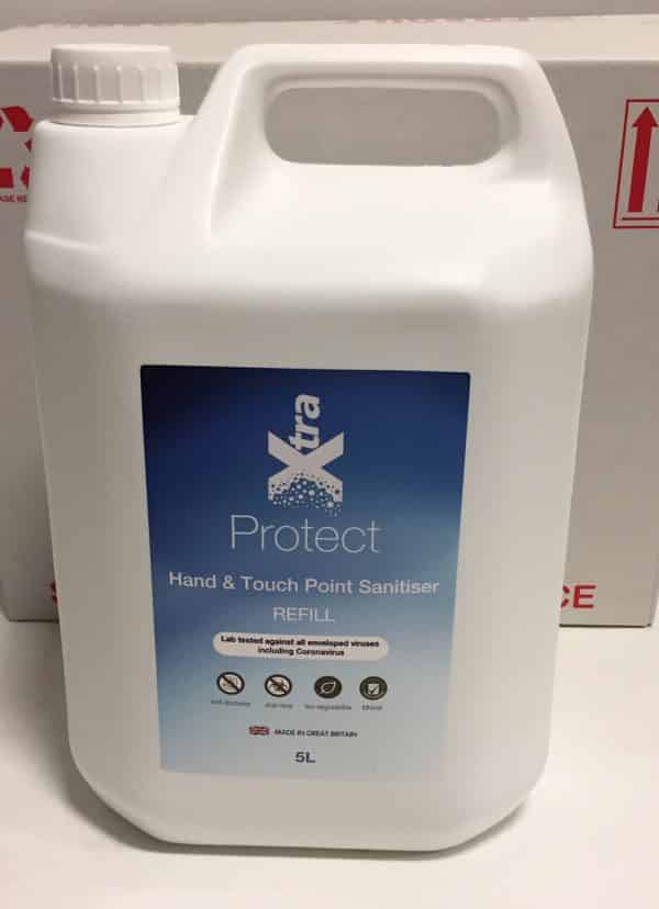Tubz 5L Sanitiser Solution refill container
