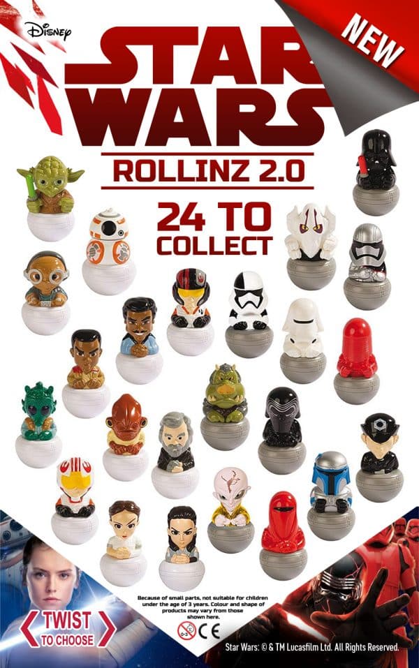 STAR-WARS-ROLLINZ (Qty 100:  33-34p each)