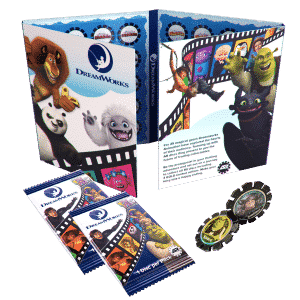 DreamWorks AR Discs Augmented Reality Collectible Discs – Starter Pack (Collectors Folder with Pack of 2 AR Discs)