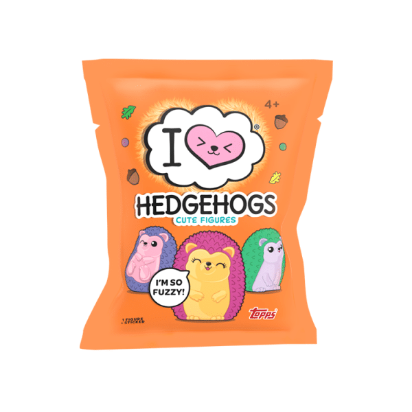 I Love Hedgehogs + Sticker Set - Packet