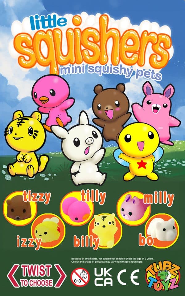 Tubz Little Squishers (Qty 96 Tubz)