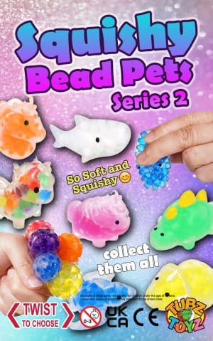 Squishy Bead Pets 2 50mm (Qty 100: 32p each)