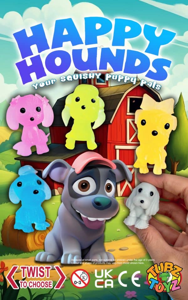 Happy Hounds (Product sticker only)