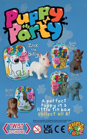 Puppy Party 50mm (Qty 100: 32p each)