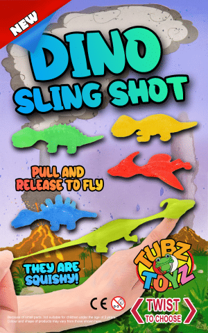 Dino Sling Shots 55mm (Qty 100: 32p each)