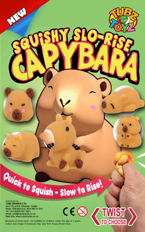 Squishy Slo-Rise Capybara (Product sticker only)